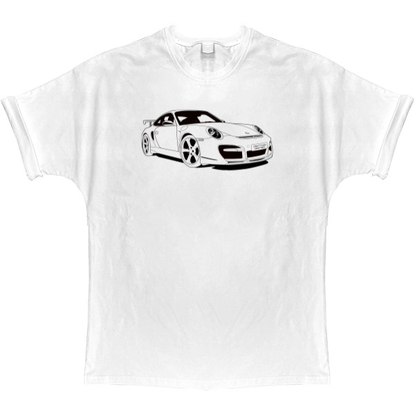 T-shirt Oversize - Porsche - Logo 5 - Mfest