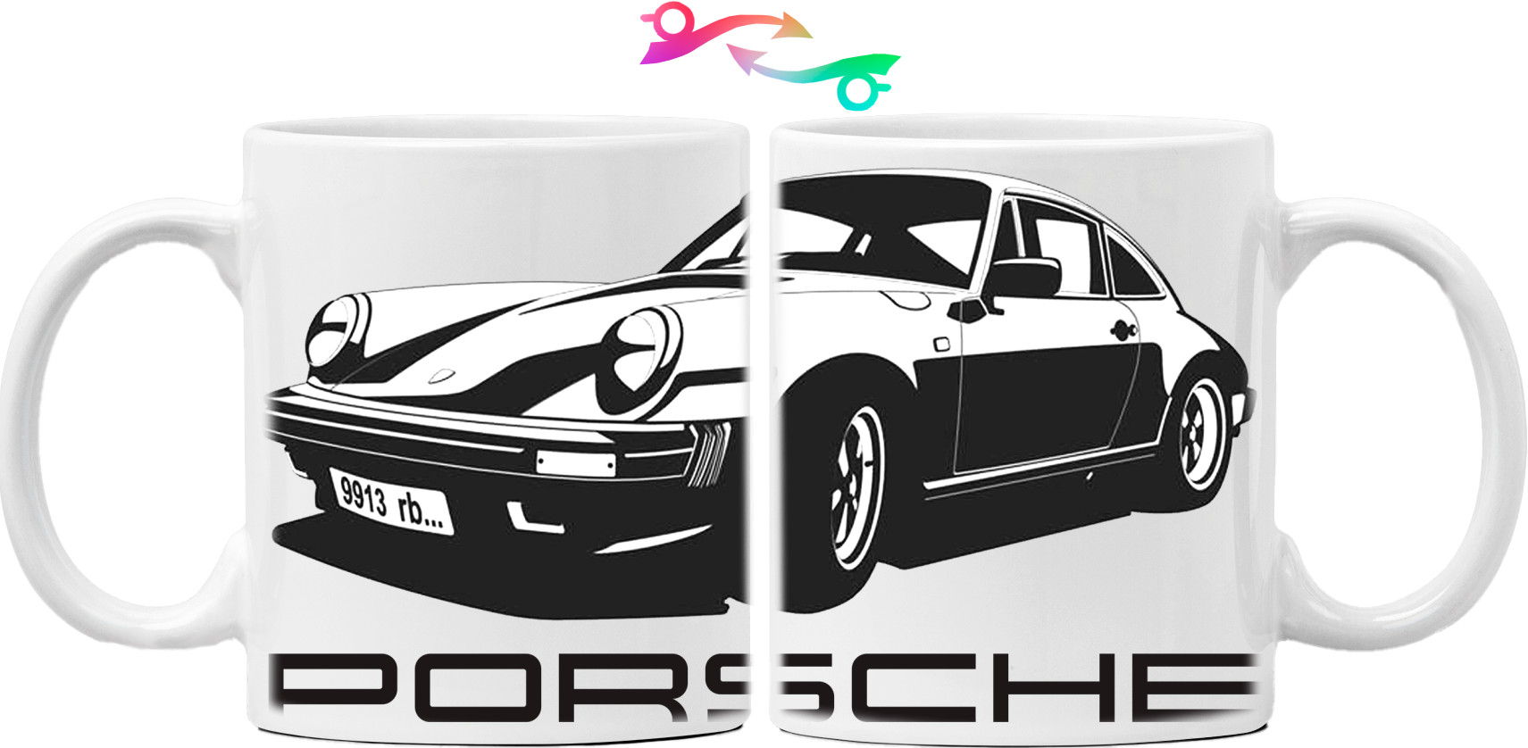 Mug - Porsche - Logo 4 - Mfest