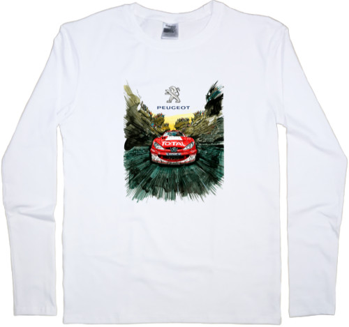 Kids' Longsleeve Shirt - Peugeot 206 Logo-1 - Mfest