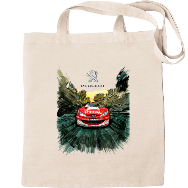 Tote Bag - Peugeot 206 Logo-1 - Mfest