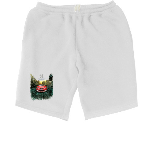 Men's Shorts - Peugeot 206 Logo-1 - Mfest