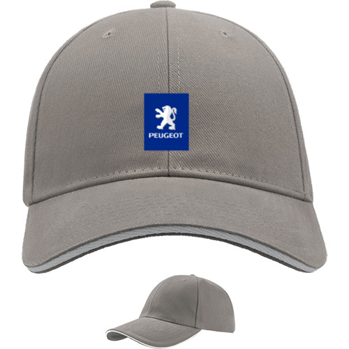 Sandwich Baseball Cap - Peugeot - Logo 2 - Mfest