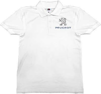 Man's Polo Shirt Fruit of the loom - Peugeot - Logo 1 - Mfest