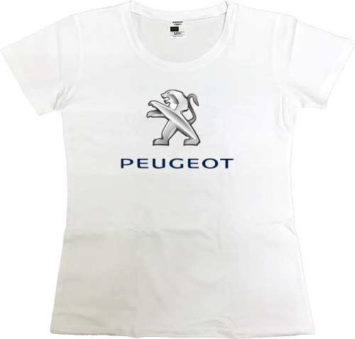 Футболка Преміум Жіноча - Peugeot - Logo 1 - Mfest