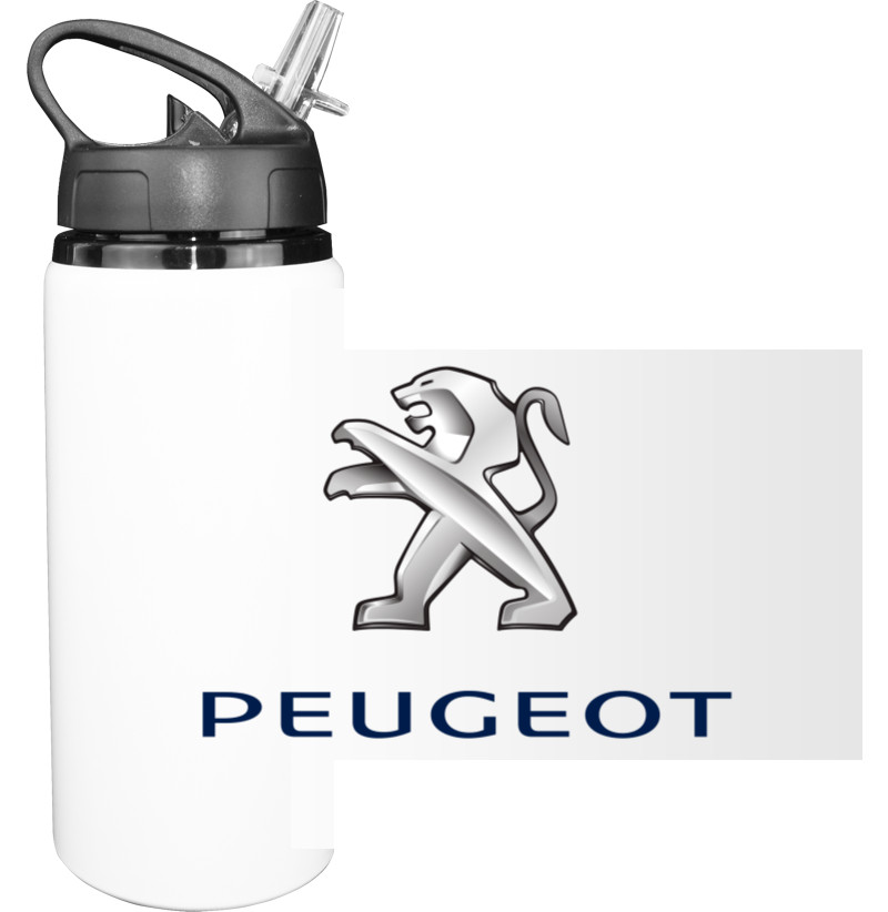 Sport Water Bottle - Peugeot - Logo 1 - Mfest