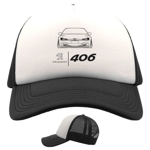 Trucker Cap - Peugeot - 406 Logo 2 - Mfest