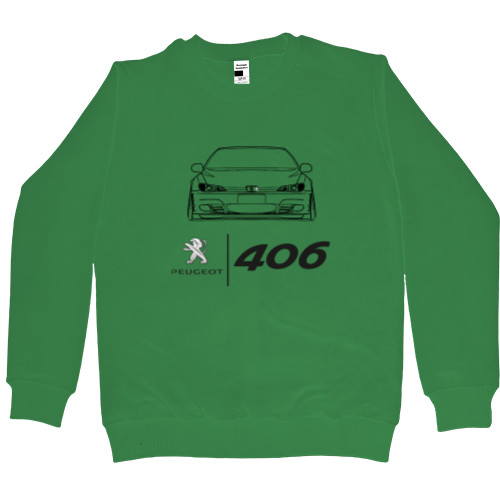 Men’s Premium Sweatshirt - Peugeot - 406 Logo 2 - Mfest