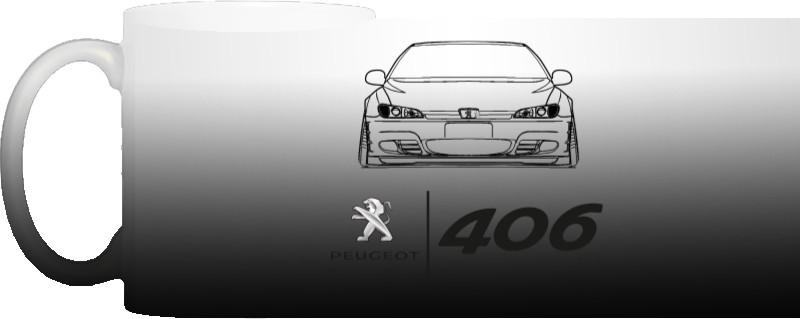 Magic Mug - Peugeot - 406 Logo 2 - Mfest