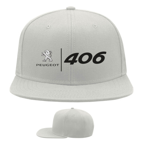 Snapback Baseball Cap - Peugeot - 406 Logo 1 - Mfest