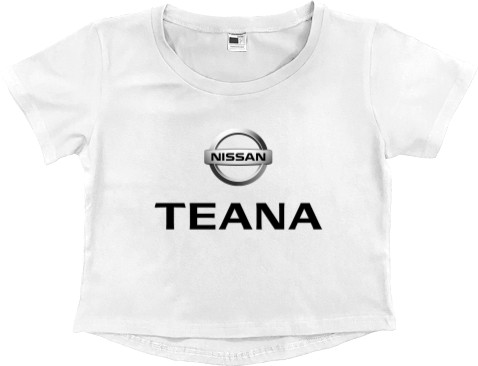 Women's Cropped Premium T-Shirt - Nissan - Teana - Mfest