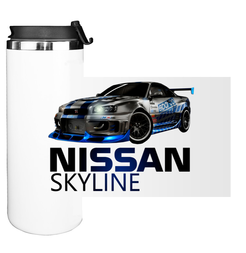 Water Bottle on Tumbler - Nissan - Skyline 2 - Mfest