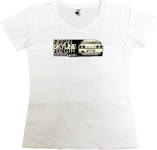 Women's Premium T-Shirt - Nissan - Skyline 1 - Mfest