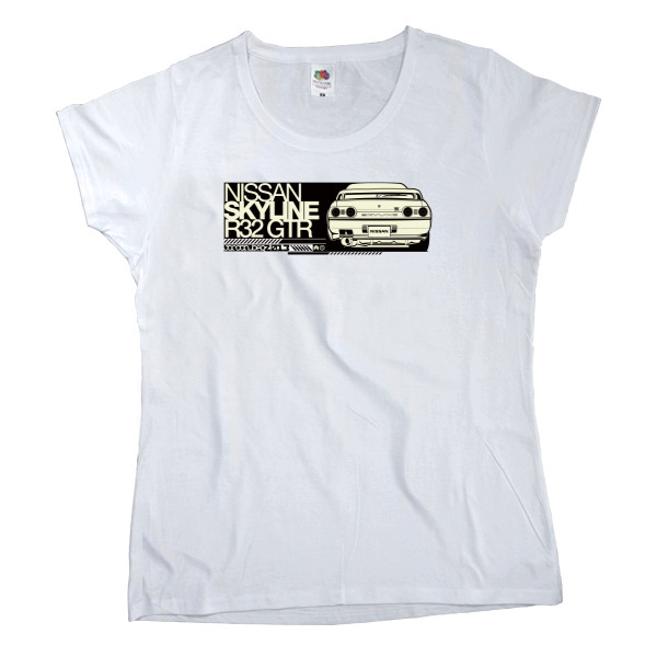 Women's T-shirt Fruit of the loom - Nissan - Skyline 1 - Mfest