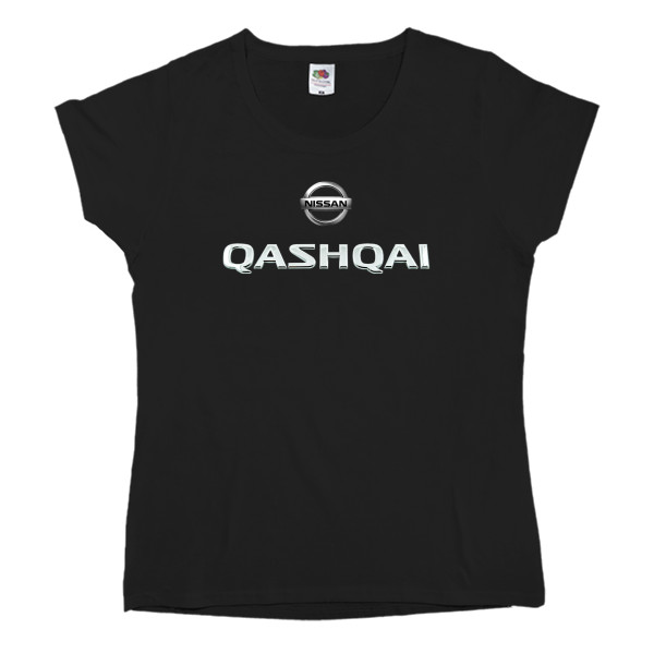 Women's T-shirt Fruit of the loom - Nissan - Qashqai - Mfest