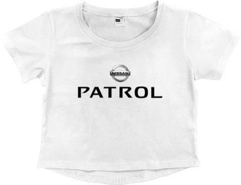 Women's Cropped Premium T-Shirt - Nissan - Patrol - Mfest