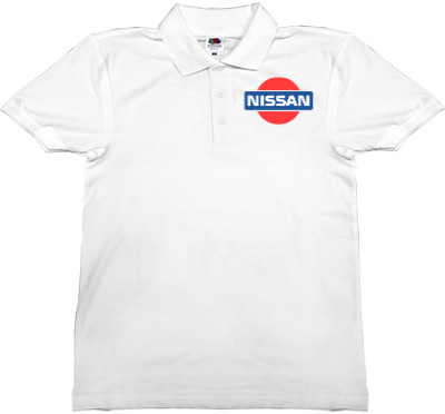 Man's Polo Shirt Fruit of the loom - Nissan - Logo 3 - Mfest