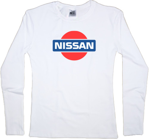 Лого - Лонгслив Женский - Nissan - Logo 3 - Mfest