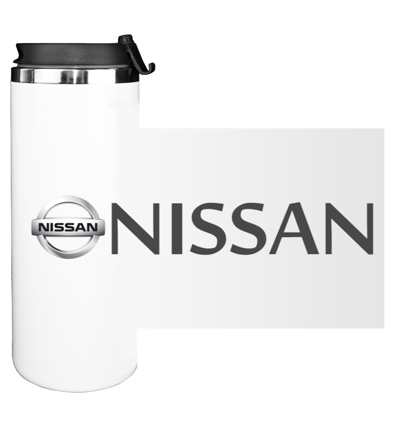 Water Bottle on Tumbler - Nissan - Logo 2 - Mfest