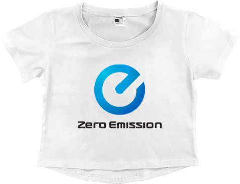 Women's Cropped Premium T-Shirt - Nissan - Leaf 2 - Mfest