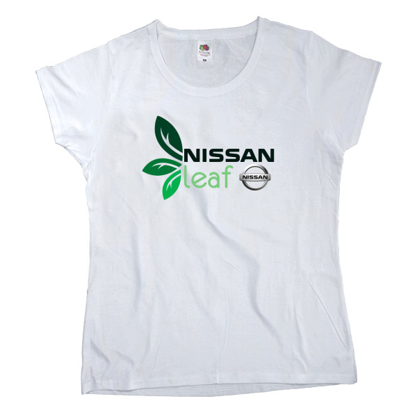 Women's T-shirt Fruit of the loom - Nissan - Leaf 1 - Mfest