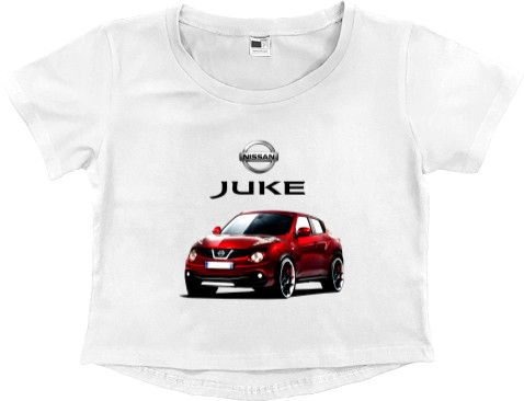 Women's Cropped Premium T-Shirt - Nissan - Juke 4 - Mfest