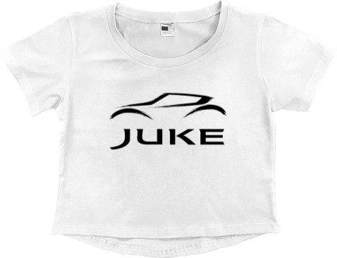 Women's Cropped Premium T-Shirt - Nissan - Juke 3 - Mfest