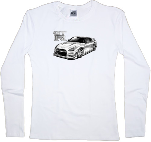 Women's Longsleeve Shirt - Nissan - GTR 4 - Mfest