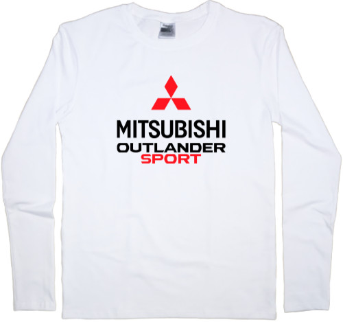 Футболка з Довгим Рукавом Чоловіча - Mitsubishi - Logo -Outlander 1 - Mfest