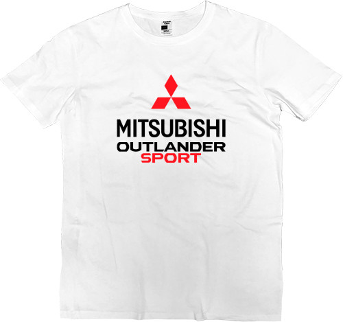 Men’s Premium T-Shirt - Mitsubishi - Logo -Outlander 1 - Mfest