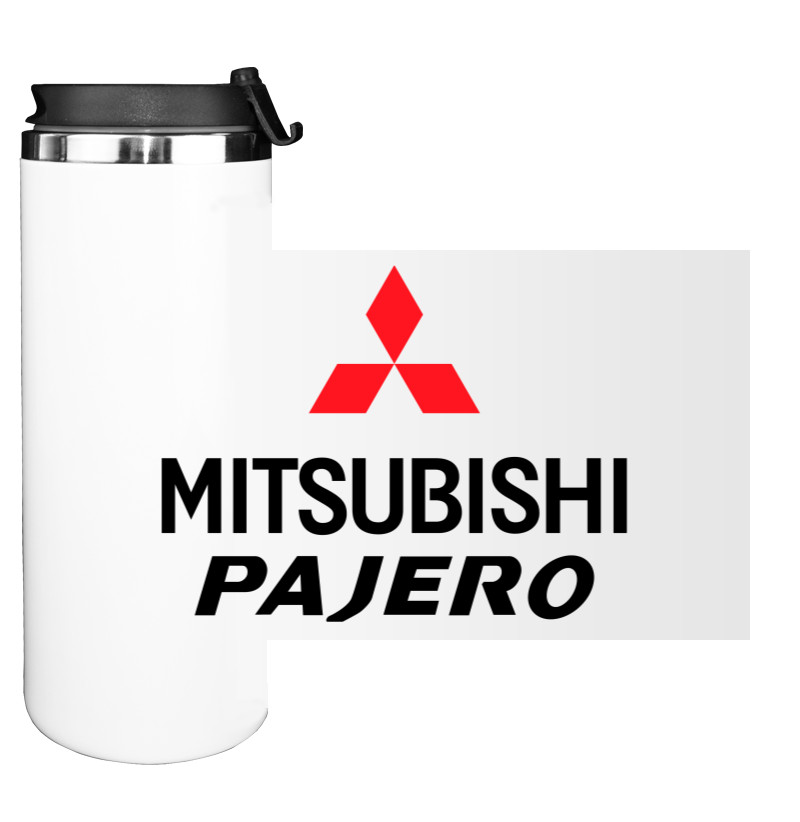 Water Bottle on Tumbler - Mitsubishi - Logo - Pajero 4 - Mfest