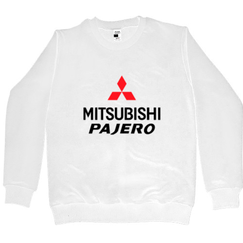 Свитшот Премиум Мужской - Mitsubishi - Logo - Pajero 4 - Mfest