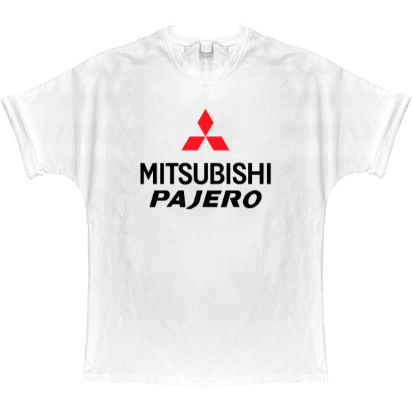 Футболка Оверсайз - Mitsubishi - Logo - Pajero 4 - Mfest