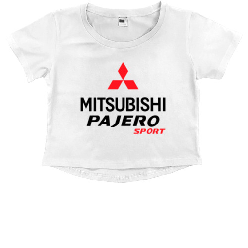 Кроп - топ Преміум Дитячий - Mitsubishi - Logo - Pajero 3 - Mfest