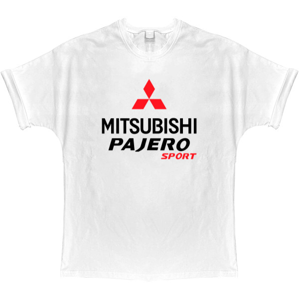 Футболка Оверсайз - Mitsubishi - Logo - Pajero 3 - Mfest