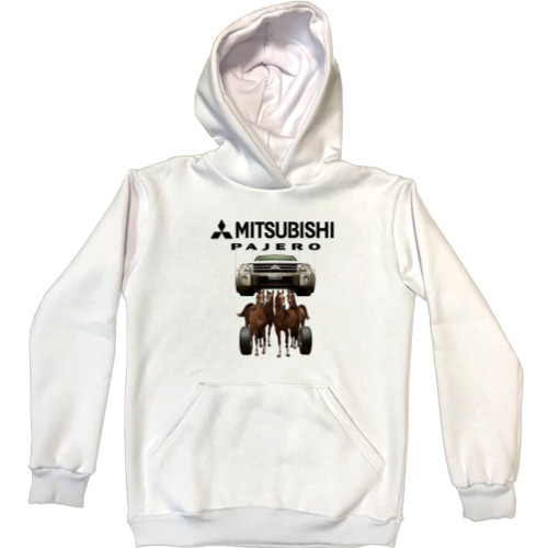 Unisex Hoodie - Mitsubishi - Logo - Pajero 2 - Mfest