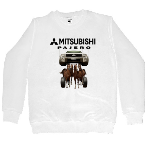 Men’s Premium Sweatshirt - Mitsubishi - Logo - Pajero 2 - Mfest