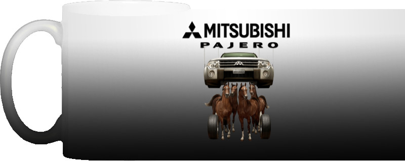 Magic Mug - Mitsubishi - Logo - Pajero 2 - Mfest