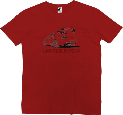 Men’s Premium T-Shirt - Mitsubishi - Logo - Lancer - 5 - Mfest