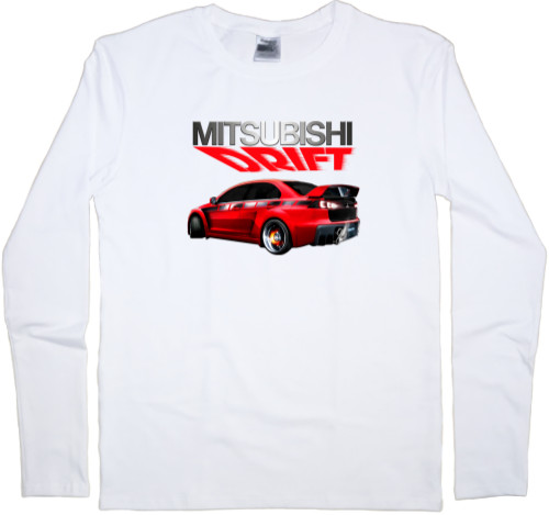 Футболка з Довгим Рукавом Чоловіча - Mitsubishi - Logo - Lancer - 4 - Mfest