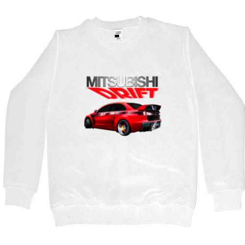 Свитшот Премиум Мужской - Mitsubishi - Logo - Lancer - 4 - Mfest