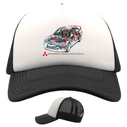 Trucker Cap - Mitsubishi - Logo - Lancer - 3 - Mfest