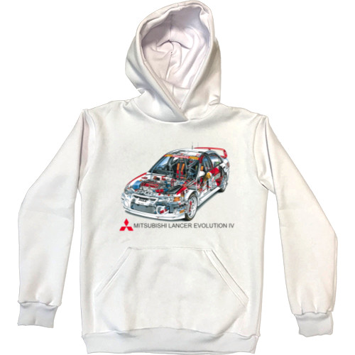 Kids' Premium Hoodie - Mitsubishi - Logo - Lancer - 3 - Mfest