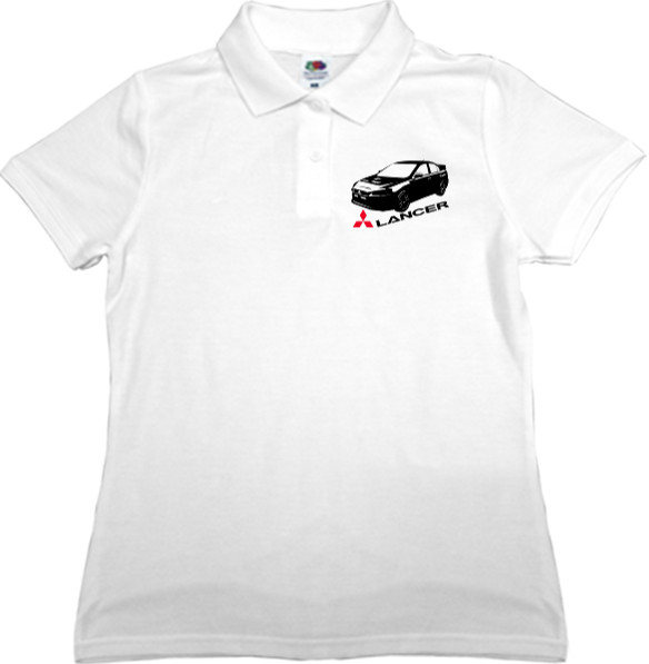 Women's Polo Shirt Fruit of the loom - Mitsubishi - Logo - Lancer - 2 - Mfest