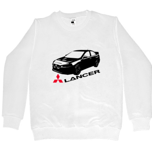 Світшот Преміум Чоловічий - Mitsubishi - Logo - Lancer - 2 - Mfest