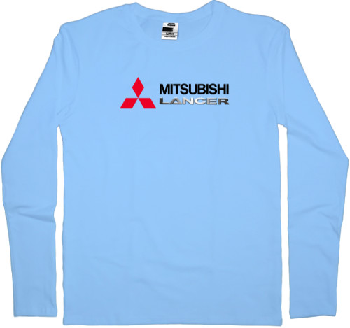 Men's Longsleeve Shirt - Mitsubishi - Logo - Lancer - 1 - Mfest