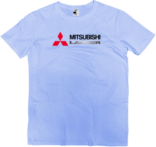 Футболка Премиум Мужская - Mitsubishi - Logo - Lancer - 1 - Mfest