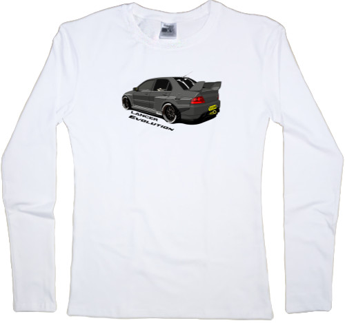 Women's Longsleeve Shirt - Mitsubishi - Logo - Evo - Mfest