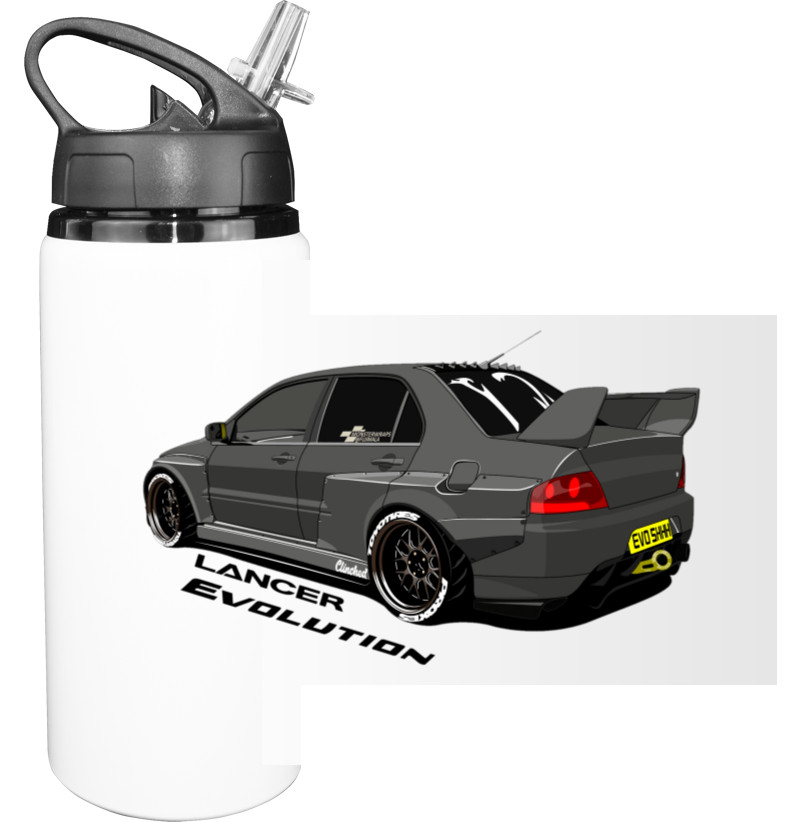 Бутылка для воды - Mitsubishi - Logo - Evo - Mfest