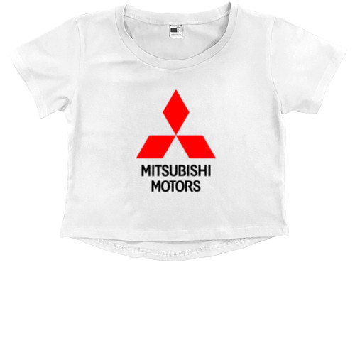 Кроп - топ Преміум Дитячий - Mitsubishi - Logo - 2 - Mfest