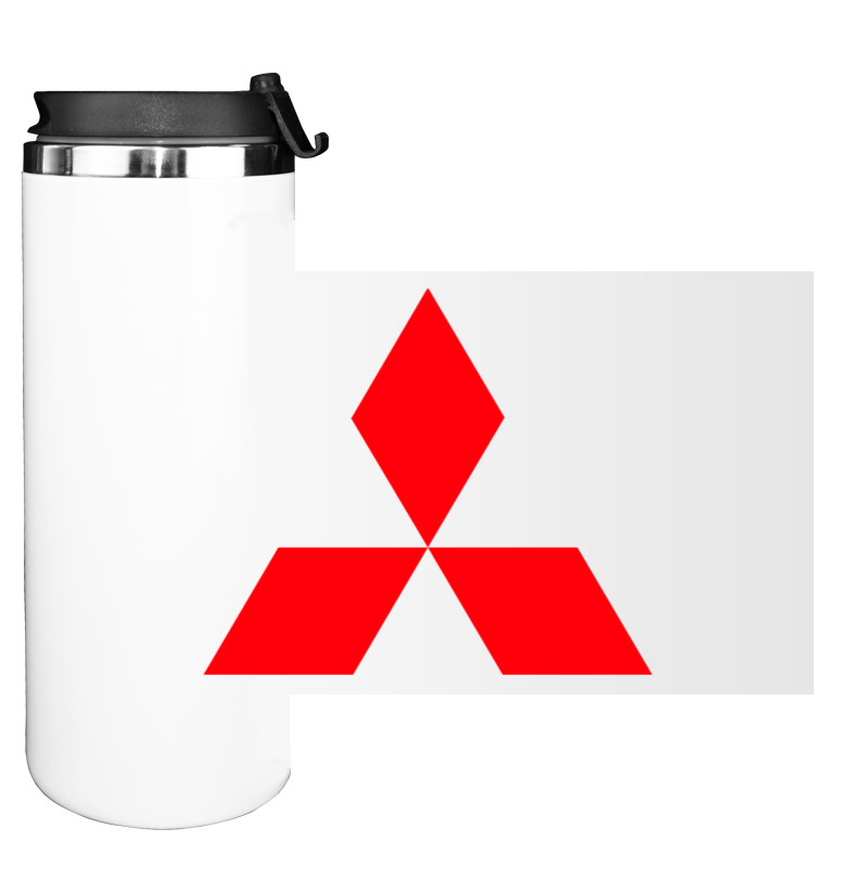 Water Bottle on Tumbler - Mitsubishi - Logo - 1 - Mfest